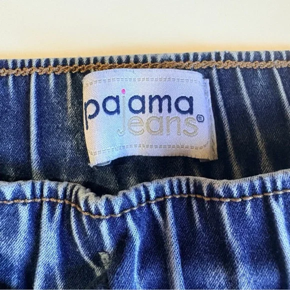 PajamaJeans Pull On Denim Jogger Jeans Large - Picture 7 of 9